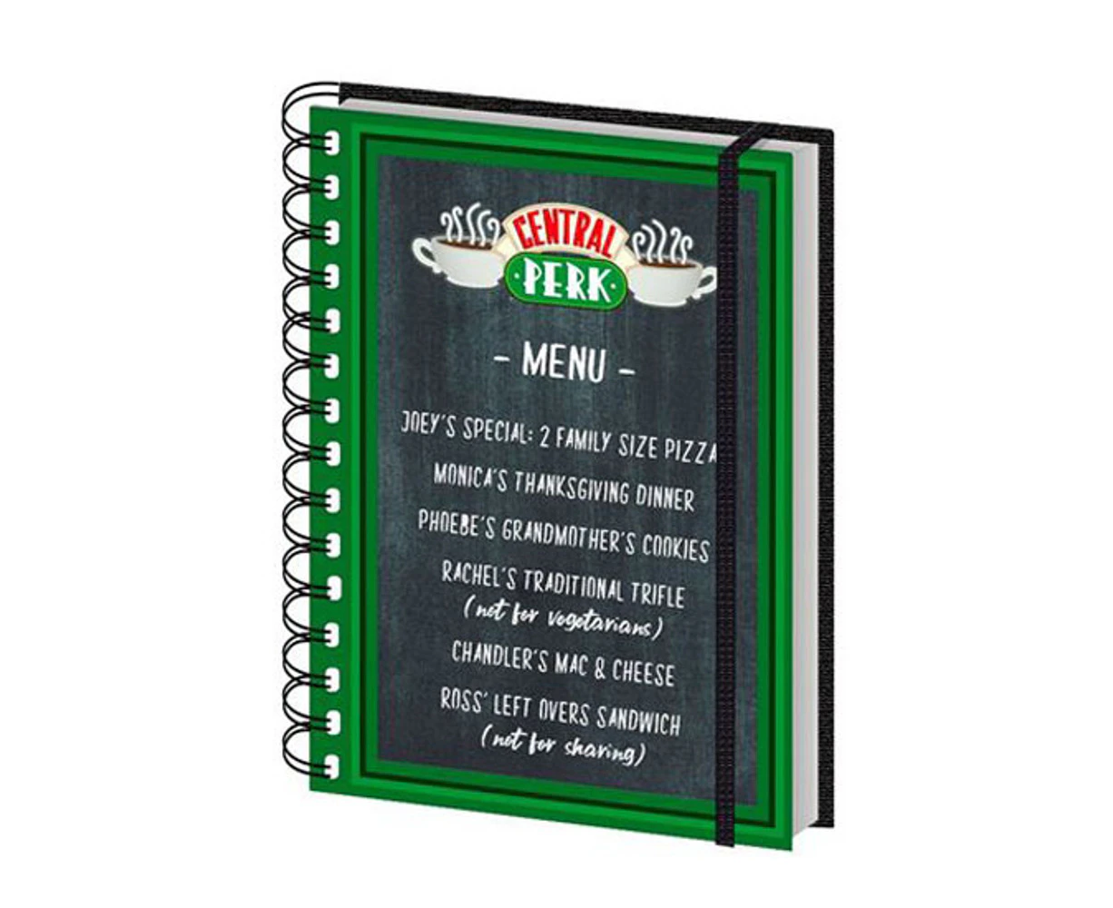 Friends Central Perk Menu Notebook