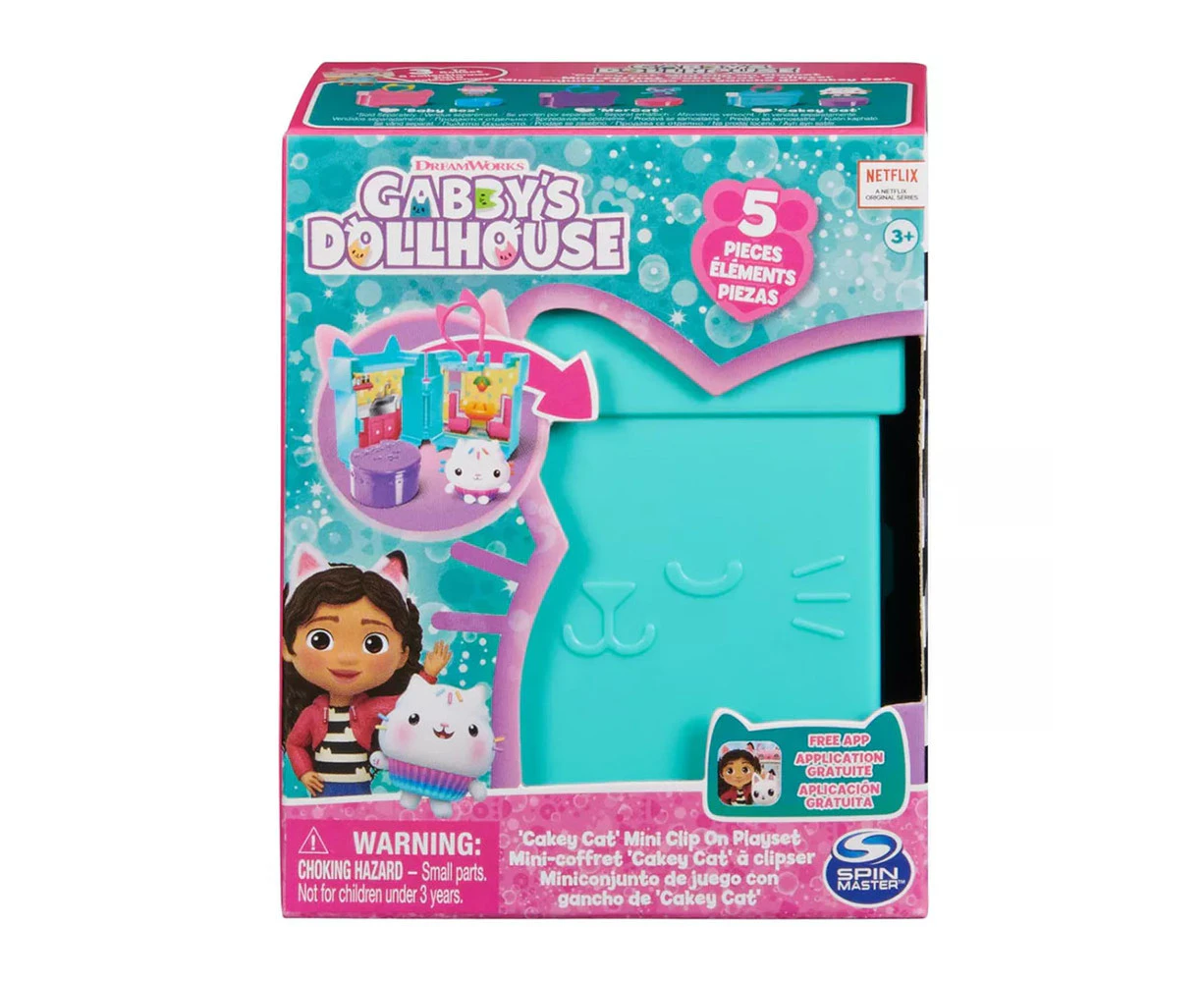 Gabby's Dollhouse Clip On Playset Cakey Cat