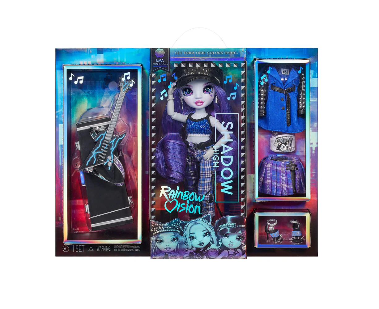 Rainbow High Rainbow Vision Neon Shadow Uma Van Hoose Fashion Doll