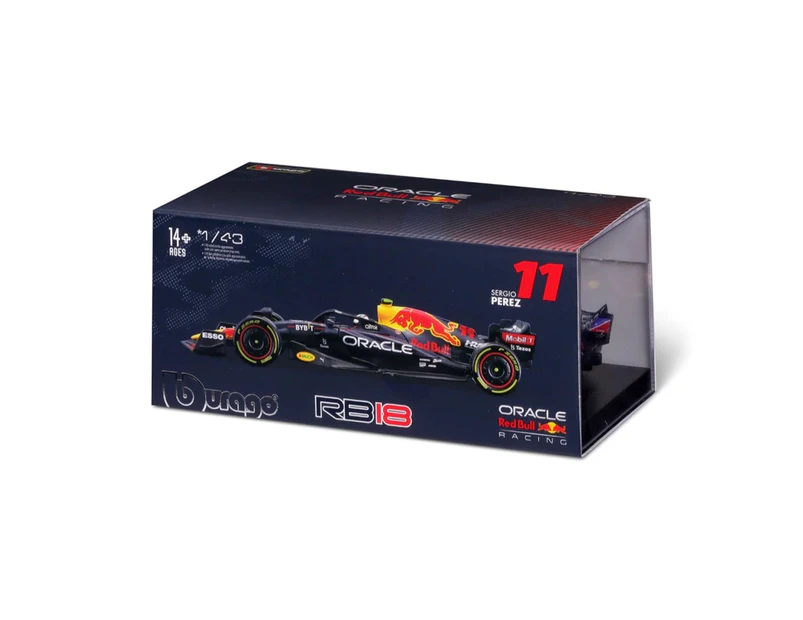 Bburago Red Bull Racing F1 2022 RB 18 with Driver 1:43 Sergio Perez