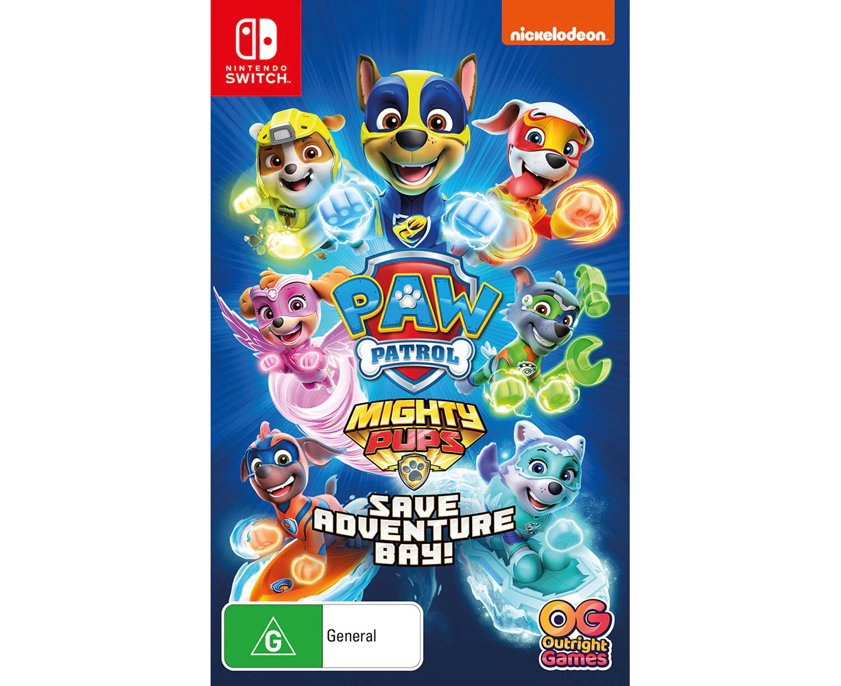 Paw Patrol Mighty Pups Save Adventure Bay (Switch) - Refurbished Grade B