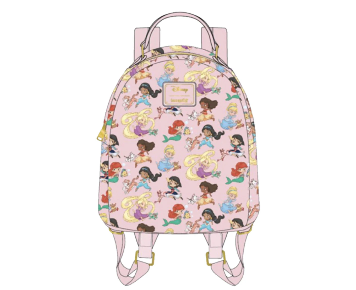 Loungefly Disney Princess Chibi Mini Backpack