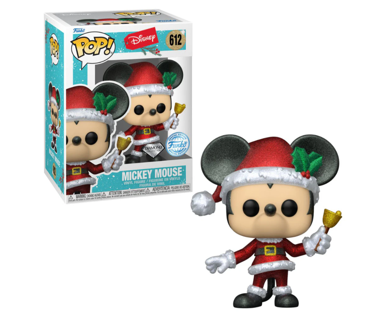 Disney Mickey Holiday Diamond Glitter Funko POP! Vinyl