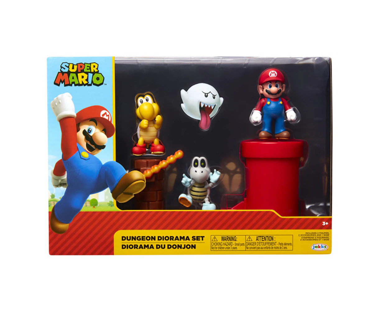 Nintendo Super Mario Dungeon 2.5 Inch Diorama Playset