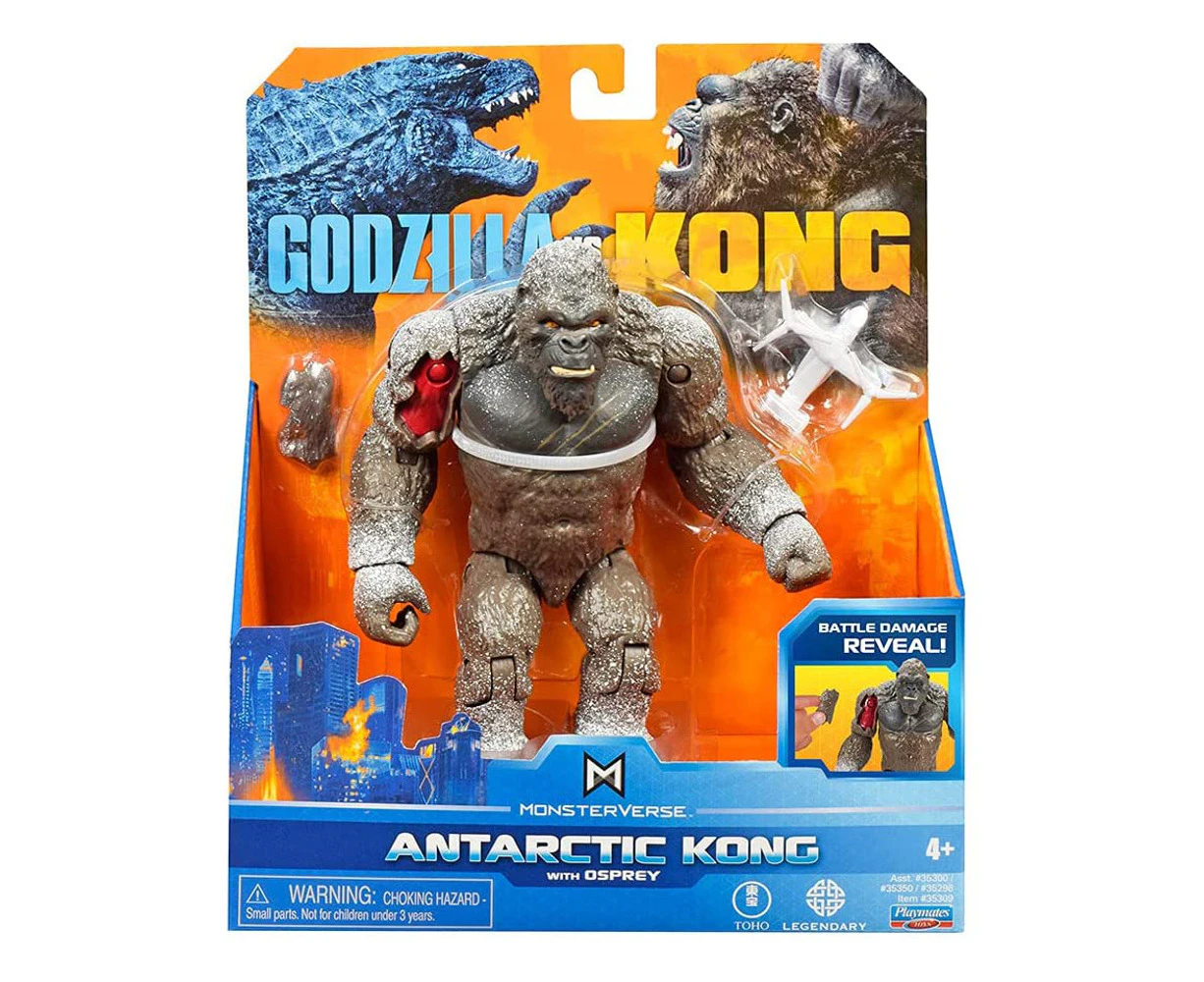 Monsterverse Godzilla vs. Kong Antarctic Kong with Osprey 6 inch Action Figure