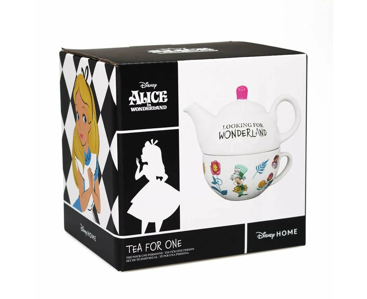 Disney Alice In Wonderland Tea For One Set