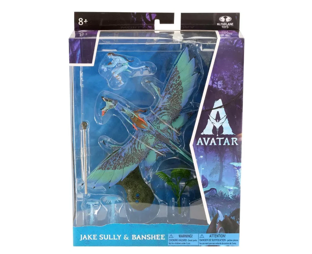 McFarlane Toys Avatar World of Pandora Jake Sully and Banshee Action Figure