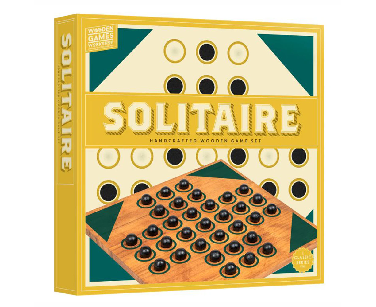 Wooden Games Workshop Solitaire Board Game