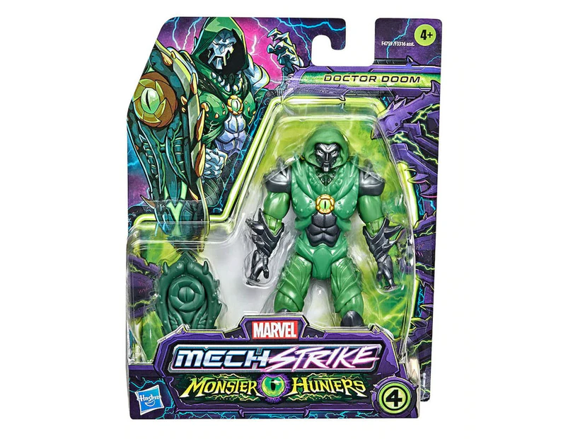 Marvel Avengers Mech Strike Monster Hunters Doctor Doom 6 inch Figure