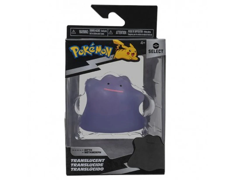 Pokemon Select Translucent Ditto Battle Figure