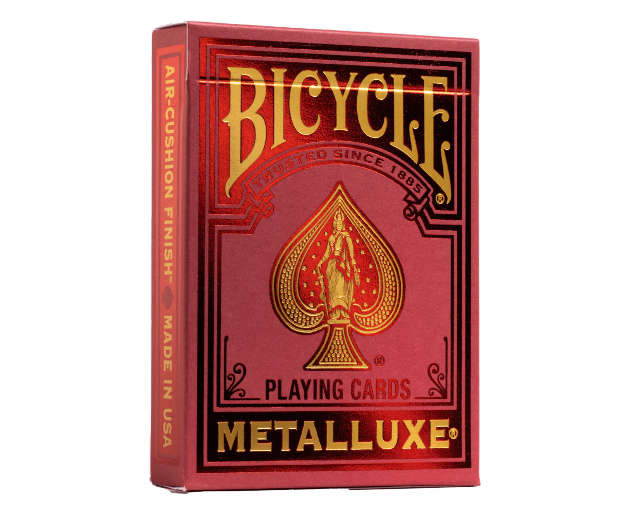 Bicycle Metalluxe Red 2022 Playing Cards