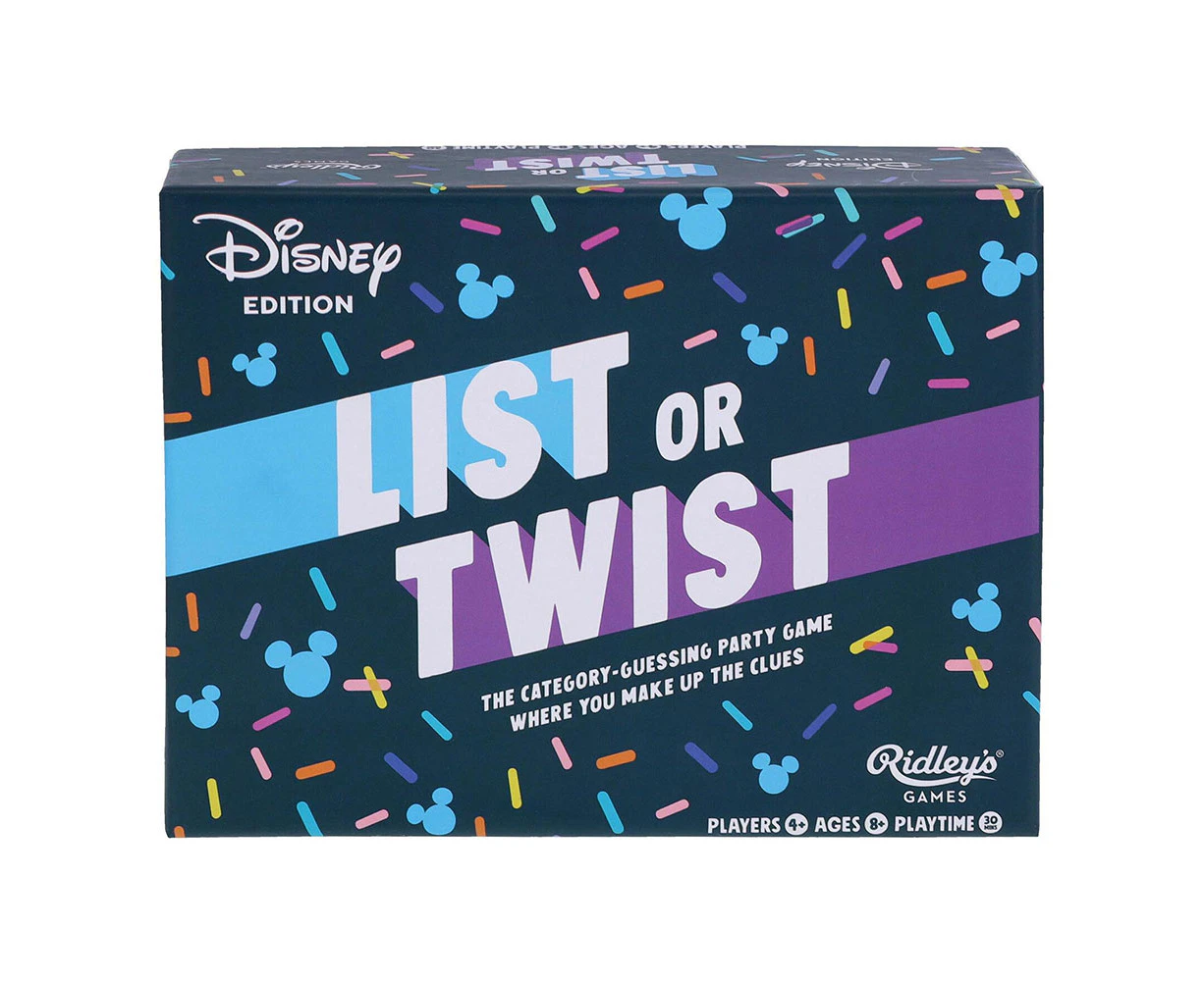 Disney List or Twist Board Game