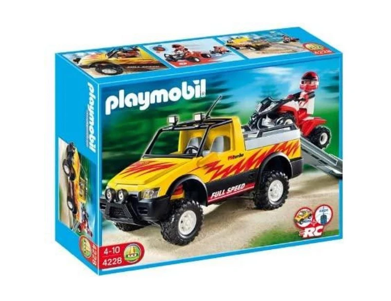 Playmobil Pick-Up Truck with Quad Bike Playset