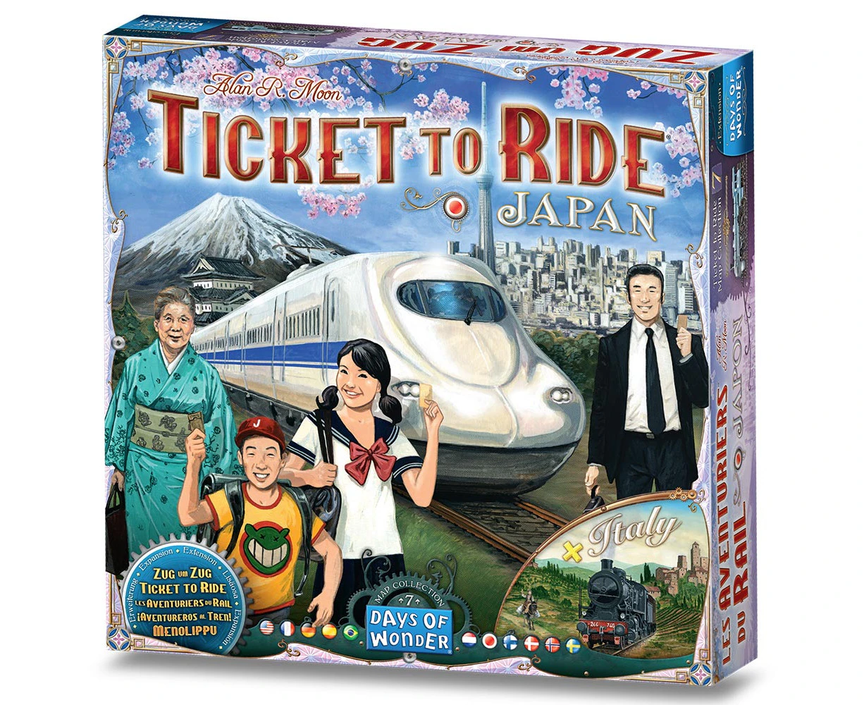 Ticket to Ride Japan + Italy Expansion Board Game