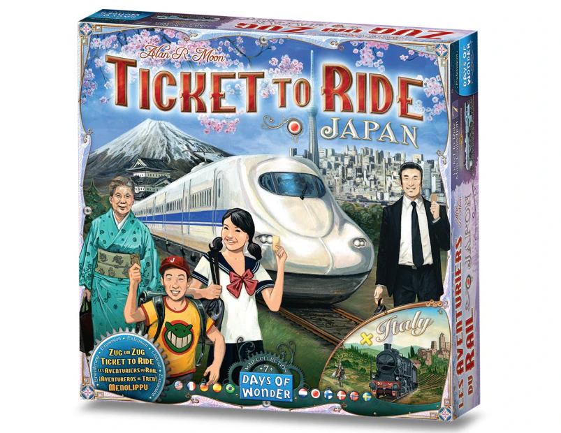 Ticket to Ride Japan + Italy Expansion Board Game