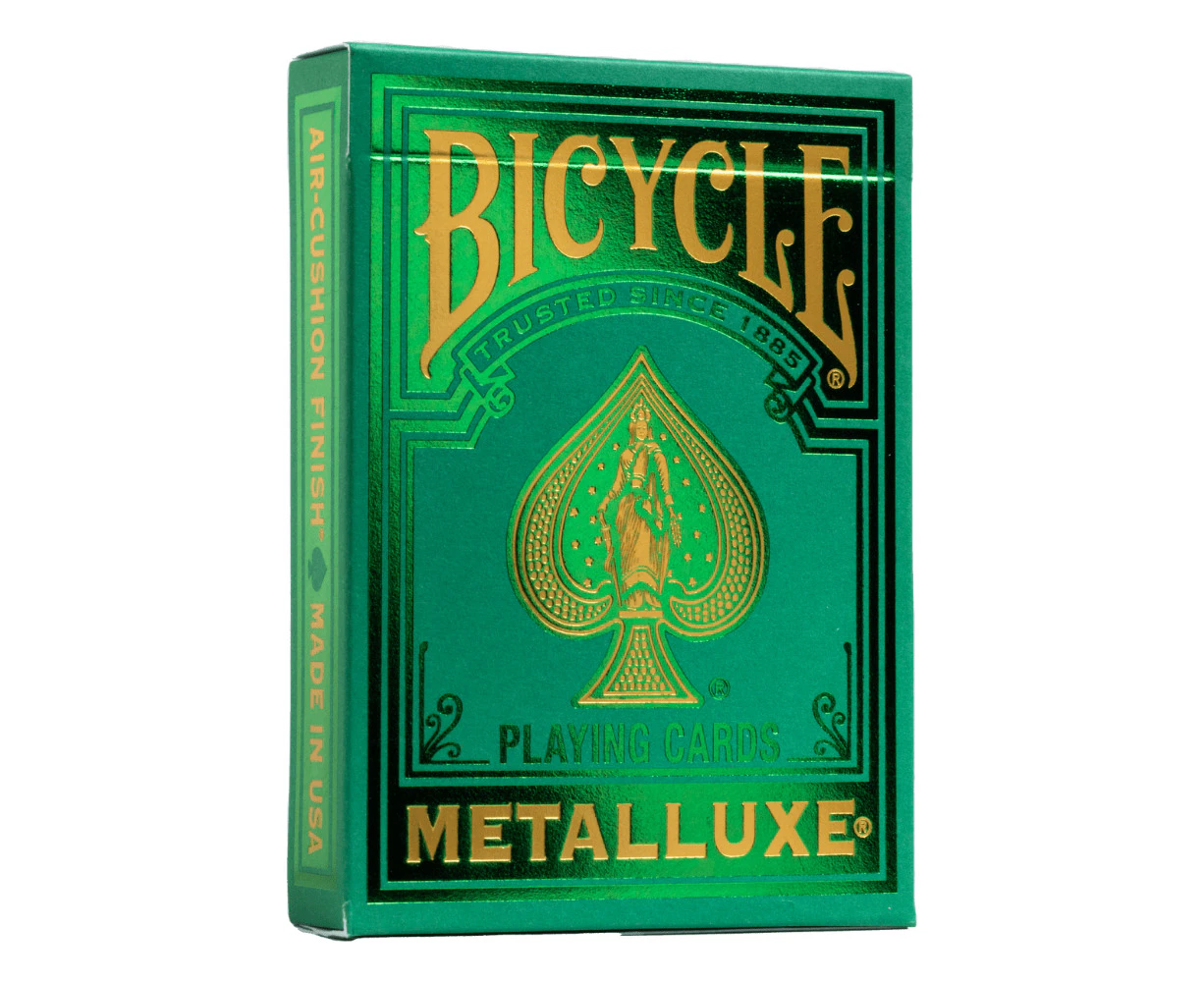 Bicycle Metalluxe Green 2022 Playing Cards