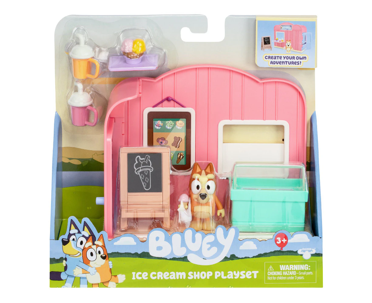 Bluey Series 10 Ice Cream Shop Mini Figure Playset