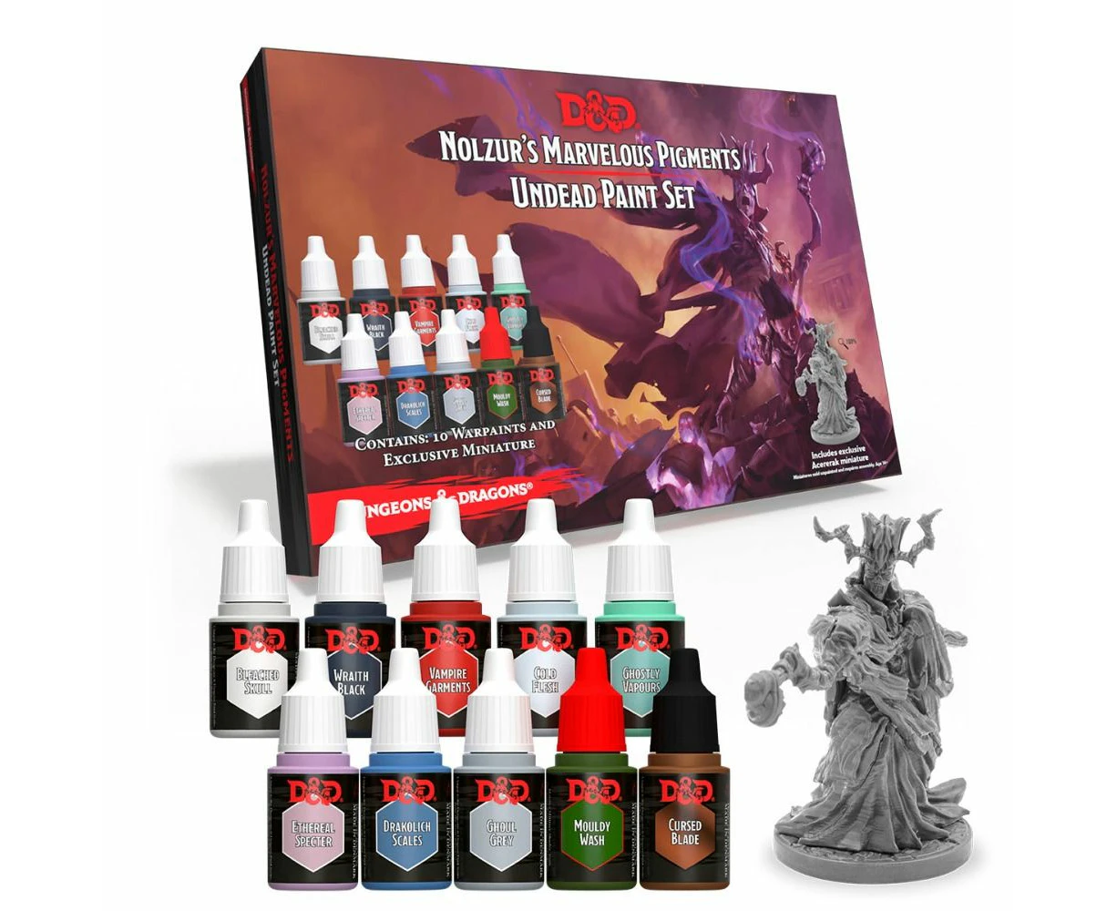 Dungeons and Dragons: Nolzurs Marvelous Pigments Undead Paint Set