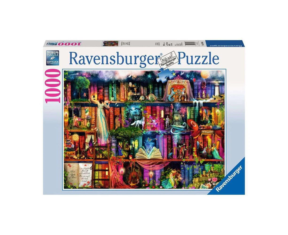 Ravensburger Fairytale Fantasia Magical Fairy-Tale Hour 1000 Piece Jigsaw Puzzle