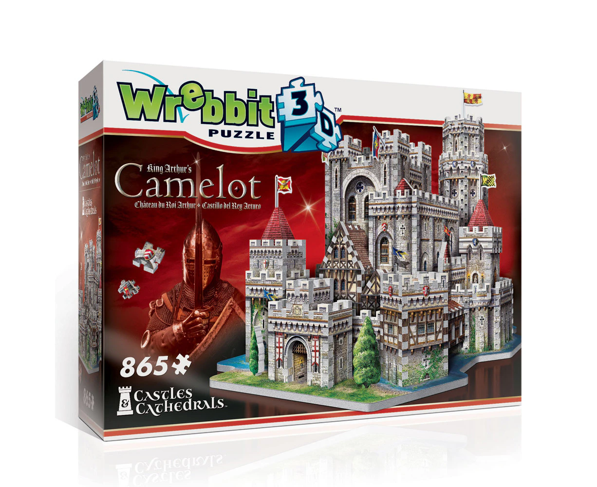 Wrebbit King Arthur's Camelot 3D Puzzle 865 Pieces