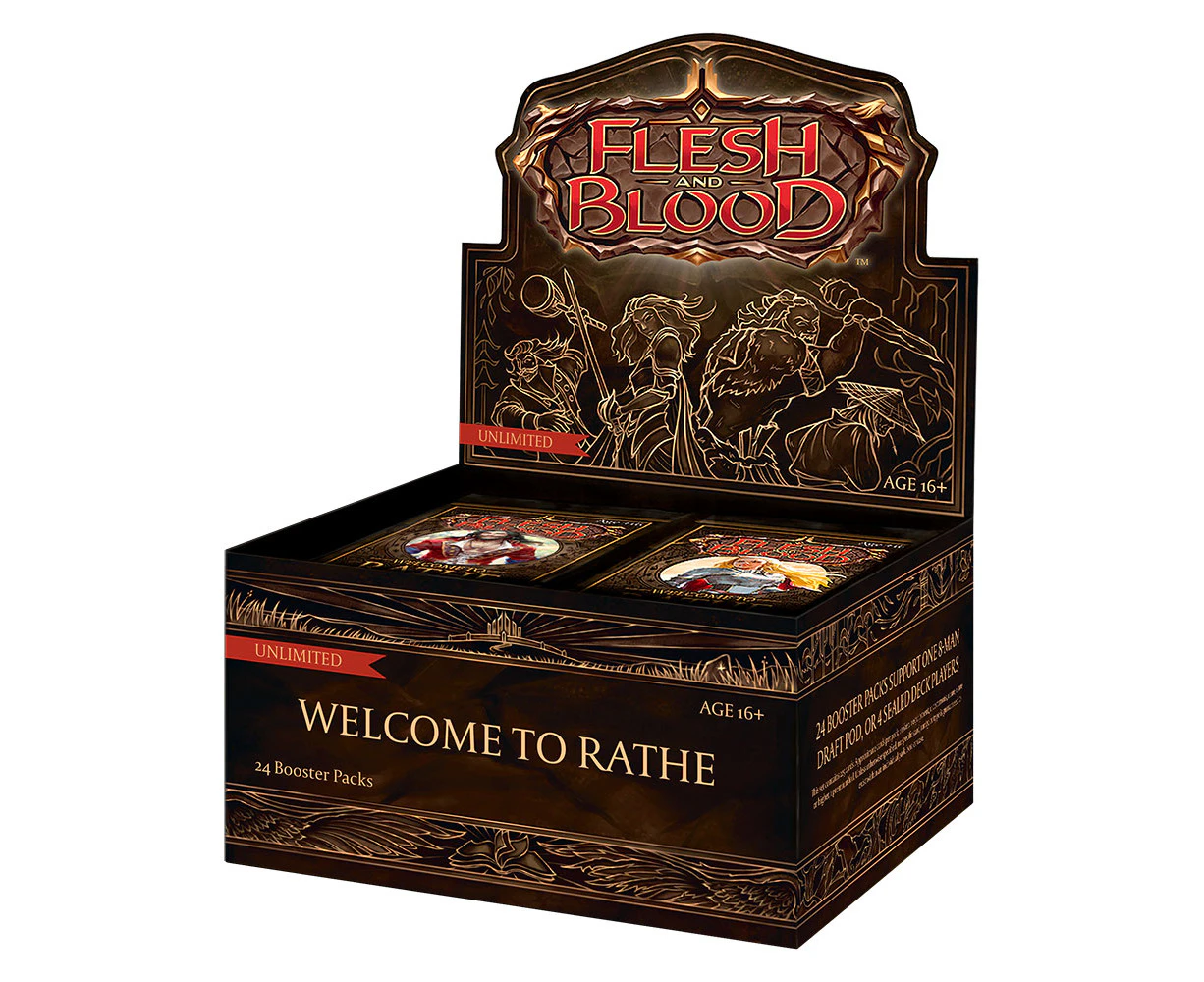 Flesh and Blood Welcome to Rathe Booster Box (Unlimited Edition)