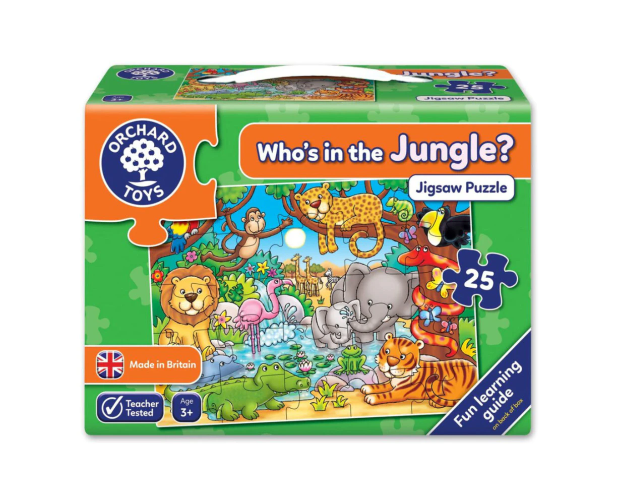 Orchard Toys Who's in the Jungle 25 Piece Jigsaw Puzzle