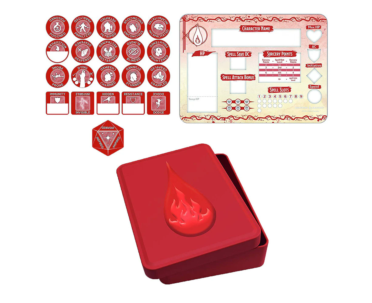 Dungeons and Dragons Sorcerer Class Token Set