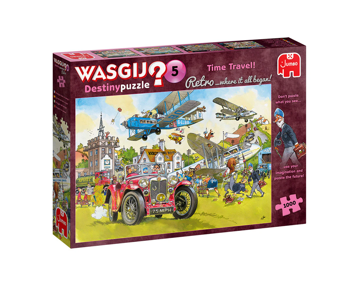 Jumbo Wasgij Destiny #5 Time Travel 1000 Piece Jigsaw Puzzle