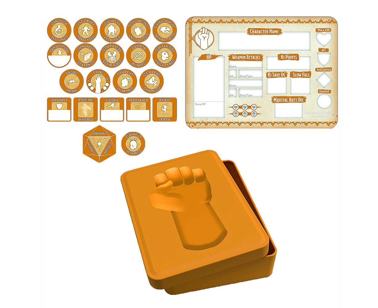 Dungeons and Dragons Monk Class Token Set