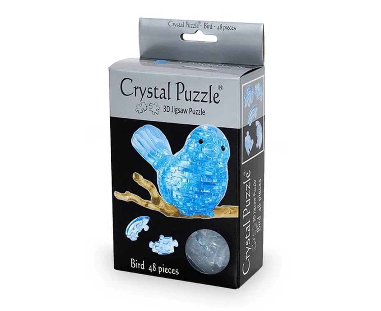 3D Blue Bird Crystal Puzzle