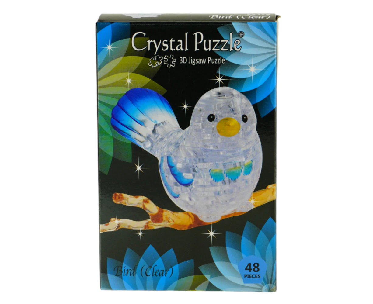 3D Crystal Puzzle Clear Bird