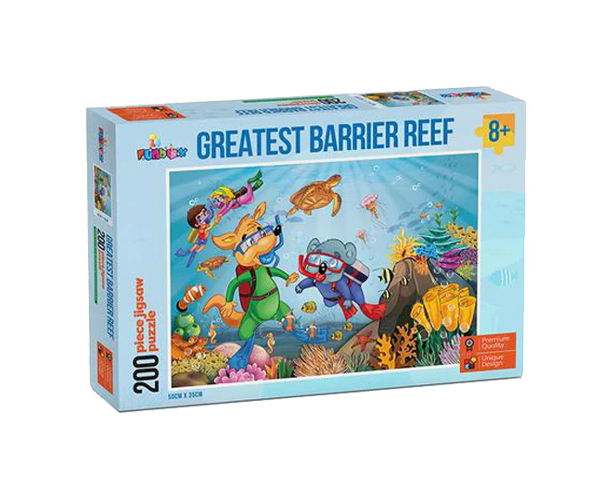 Funbox Greatest Barrier Reef, Australia 200 Piece Jigsaw Puzzle