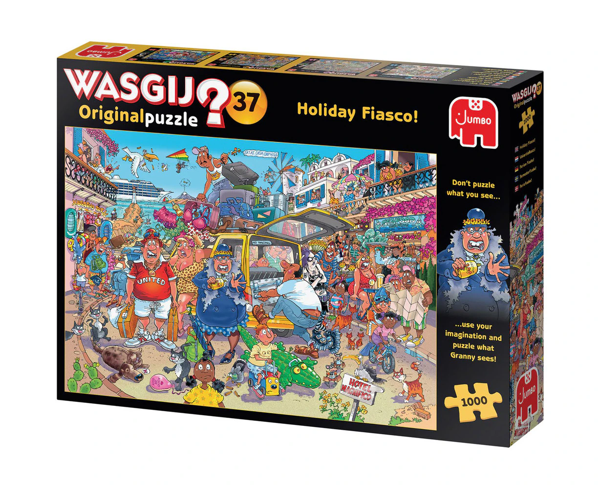 Jumbo Wasgij Original #37 Holiday Fiasco! 1000 Piece Jigsaw Puzzle