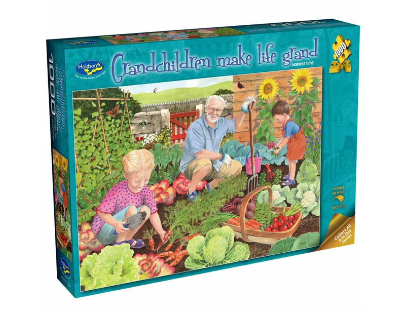 Holdson Puzzles Grandchildren Make Life Grand Harvest Time 1000 Piece Jigsaw Puzzle