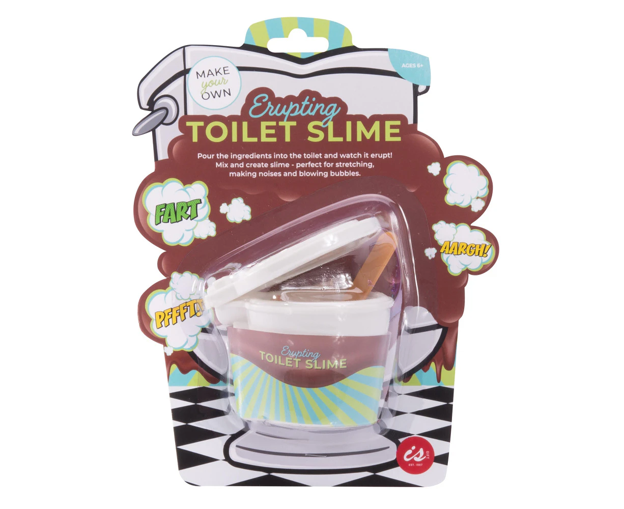 Make Your Own Erupting Toilet Slime