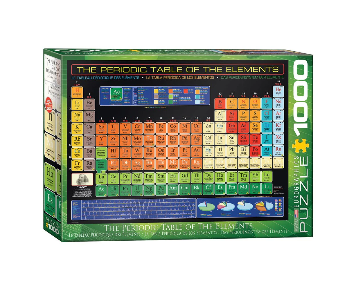 Eurographics The Periodic Table of The Elements 1000 Piece Jigsaw Puzzle