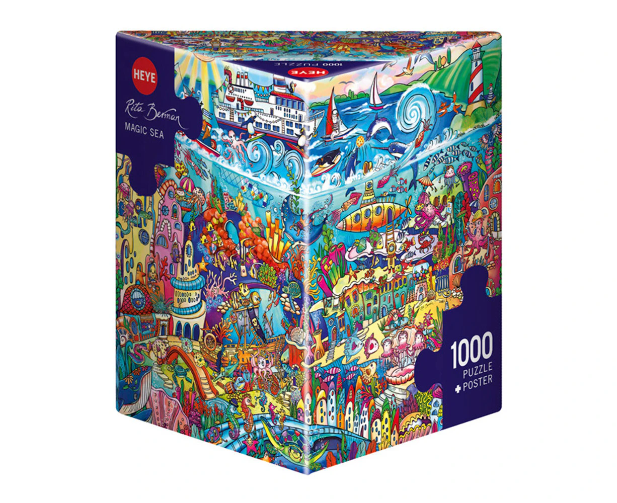 Heye Puzzles Rita Berman Magic Sea 1000 Piece Jigsaw Puzzle