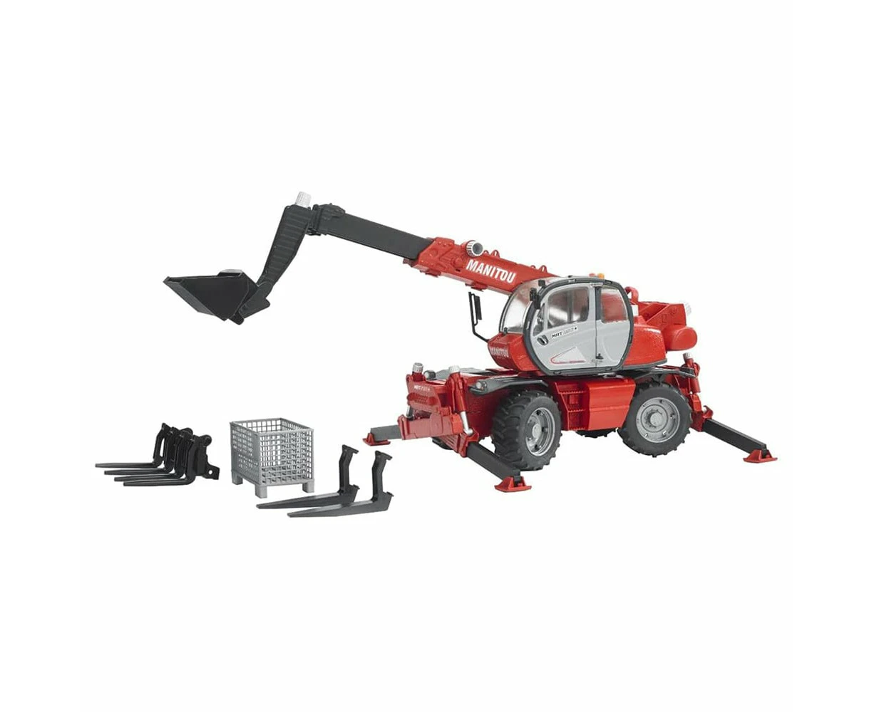 Bruder Manitou MRT 2150 Telescopic Loader with Accessories