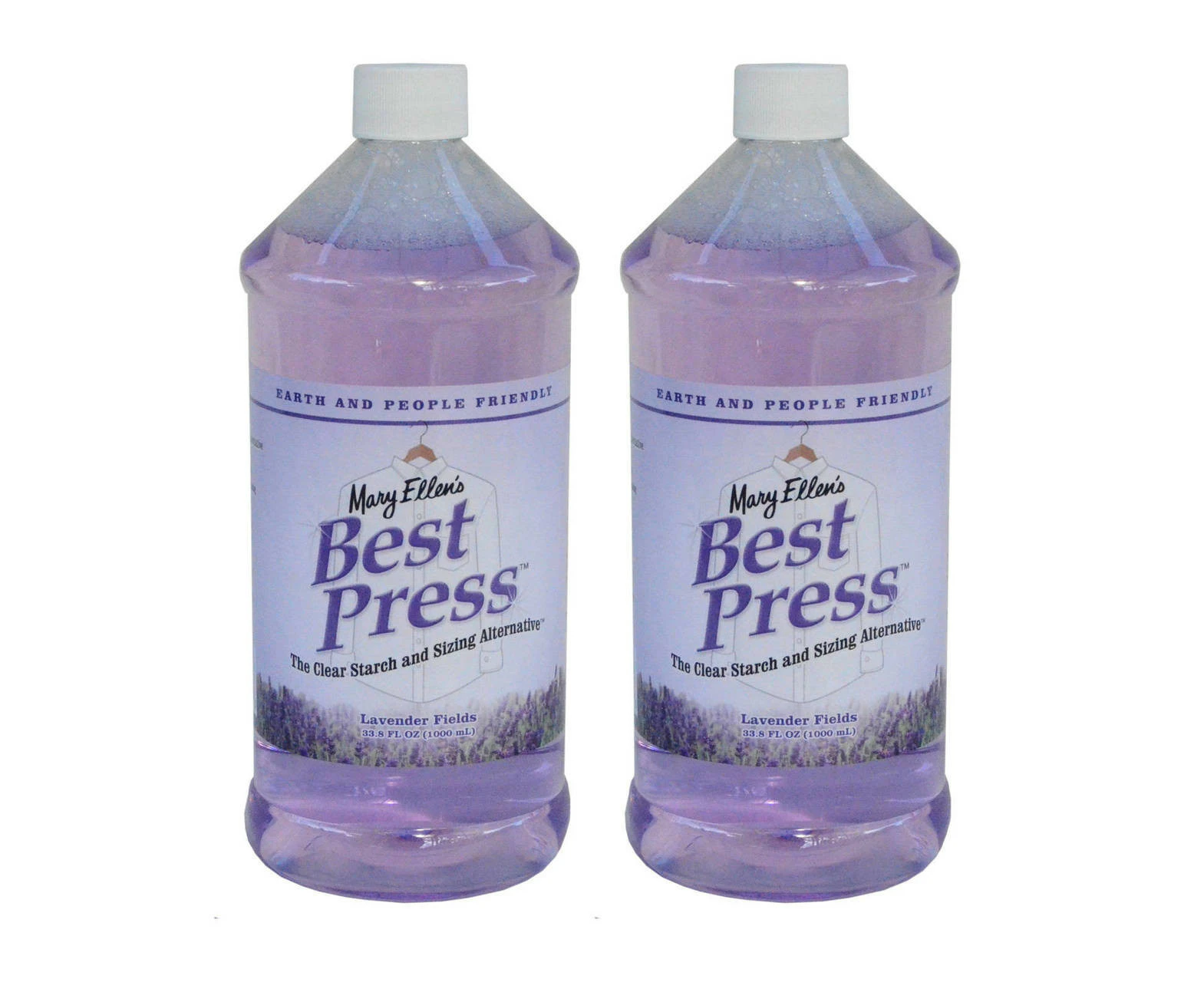 Mary Ellens Best Press Spray Starch Lavender Fields 2x1000ml Refills