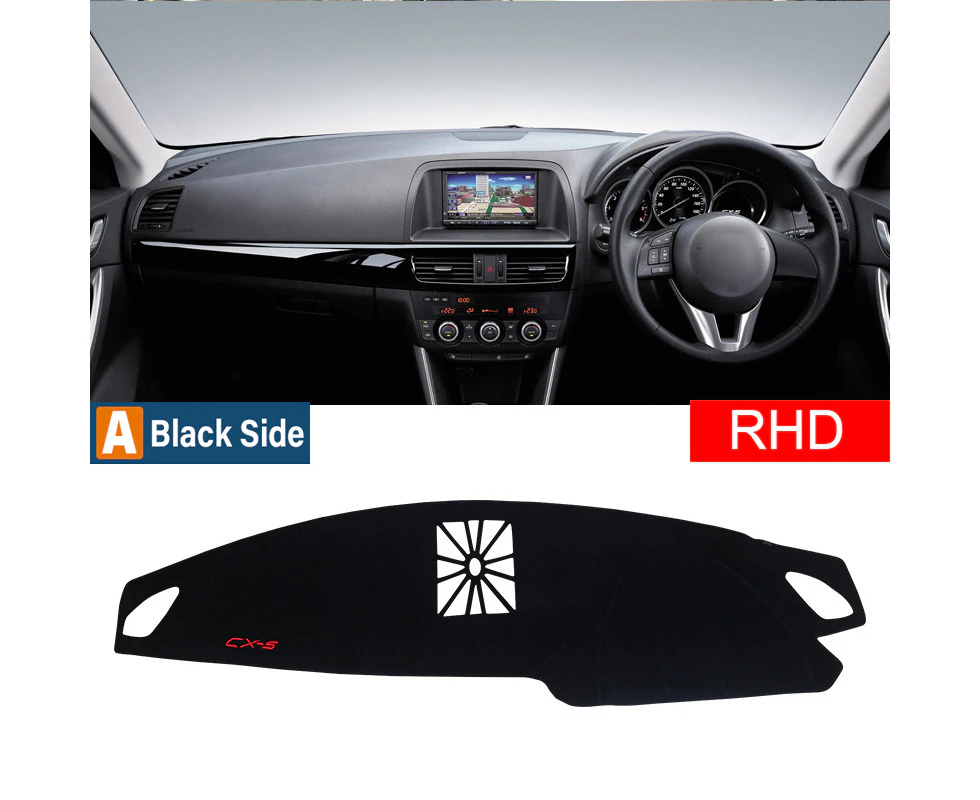 (A Black Side RHD)MaxpowerFor Mazda CX-5 CX5 CX 5 KE 2012 2013 2014 2015 2016 Car Dashboard Sun Shade Cover Mat Instrument Desk Pads Accessories