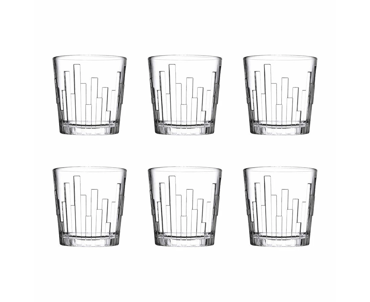 Pasabahce Scala Set of 6 Whiskey Tumblers 300ml