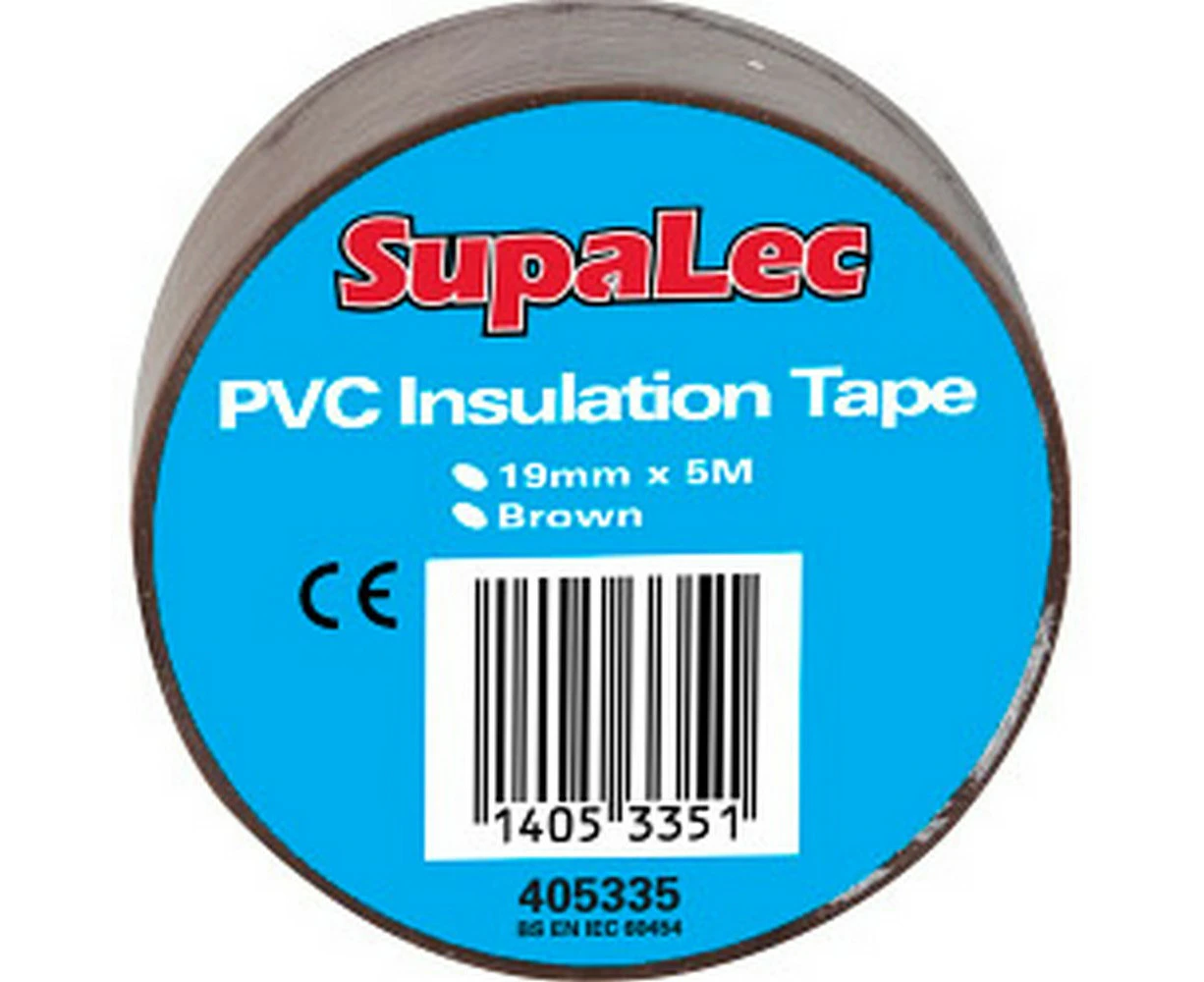 SupaLec PVC Insulation Tapes (Pack Of 10) (Brown) - ST4109