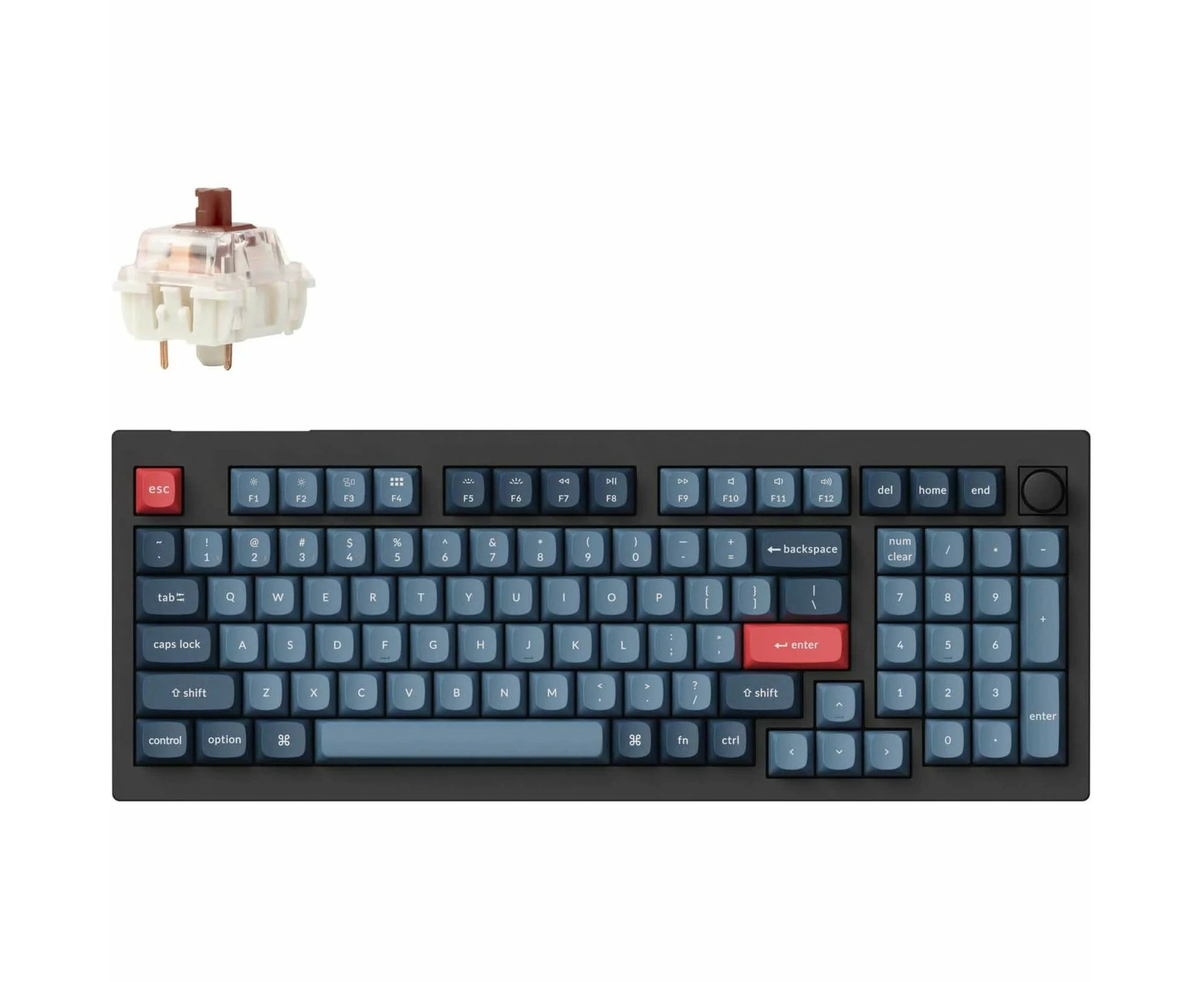 Keychron V5 Max Hot-Swap Wireless Mechanical Keyboard (Brown Switch)