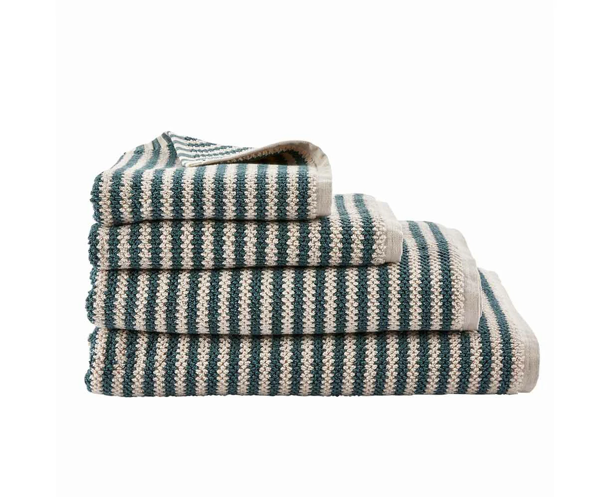 Neale Whitaker Textured Towel Collection - Ocean Natural - Bath Mat