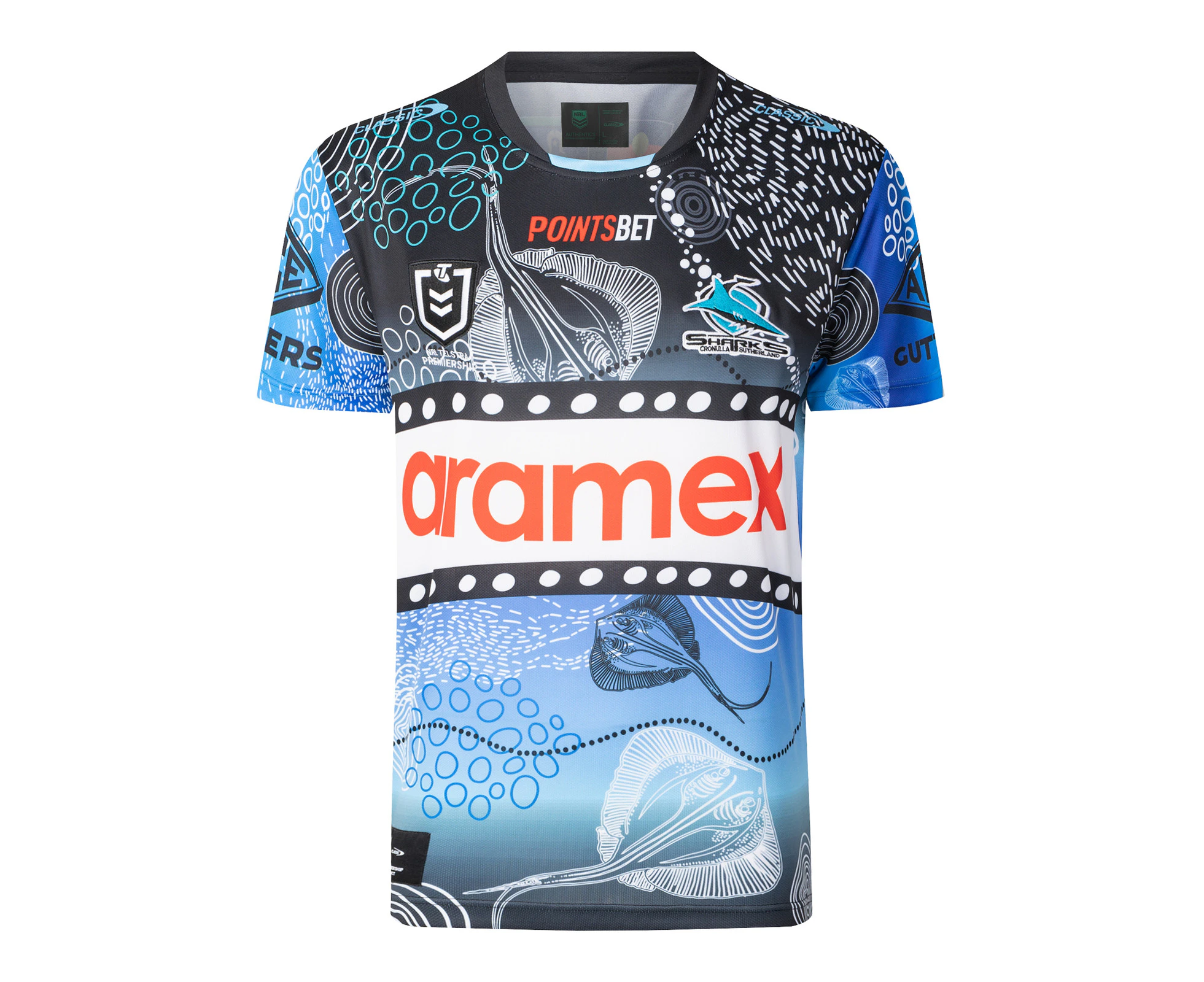 Cronulla Sharks NRL 2024 Classic Indigenous Jersey Sizes S-7XL!