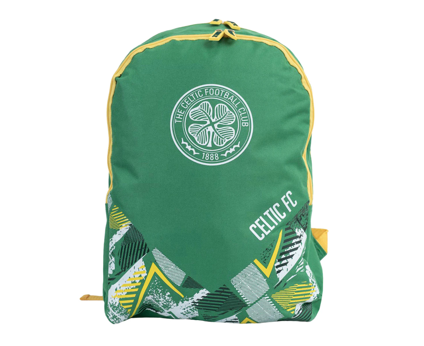 Celtic FC Vector Backpack (Green/White/Yellow) - TA12585