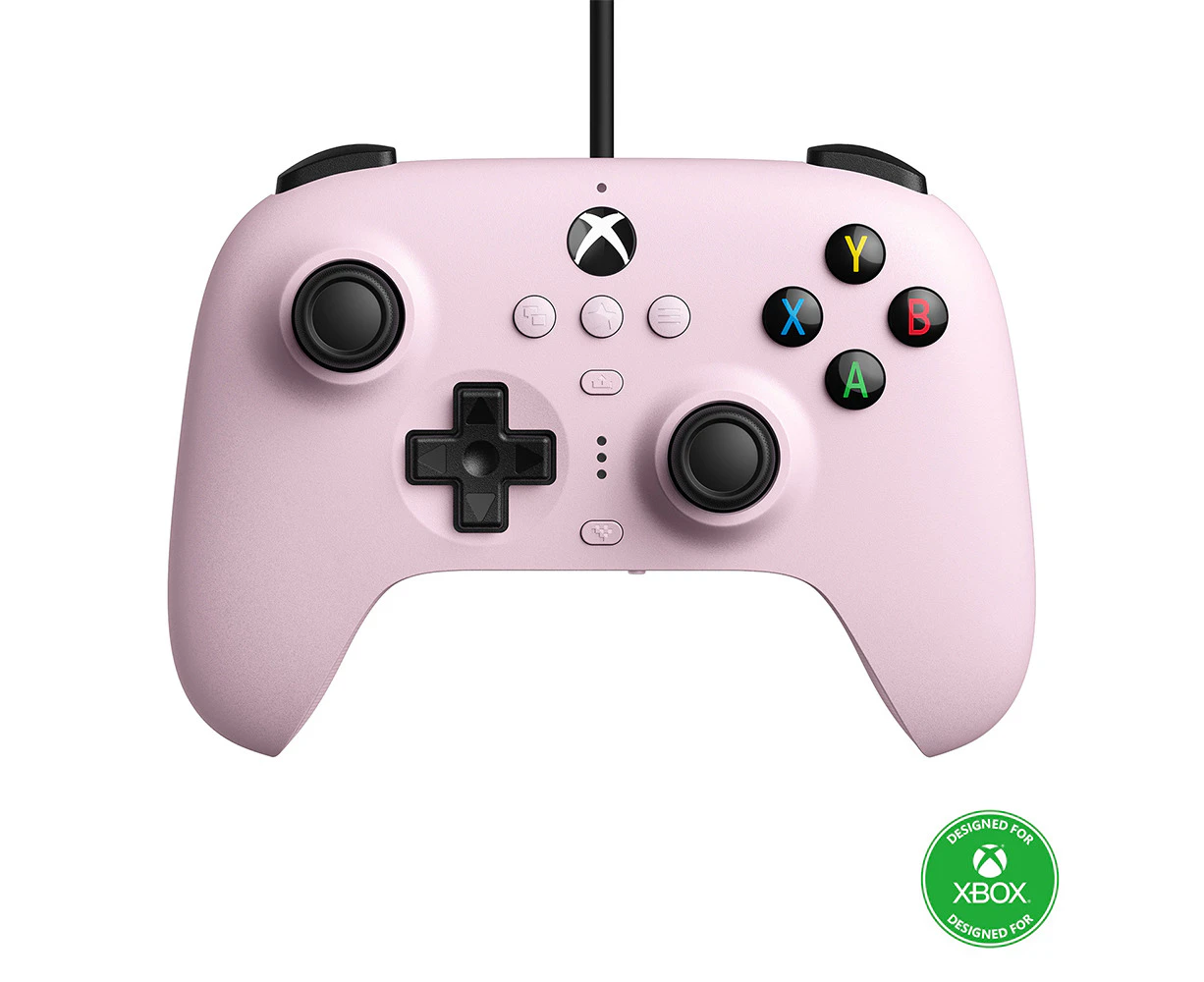 8Bitdo Orion Wired Controller Microsoft Authorized Xbox Series Handle For PC Games Pink