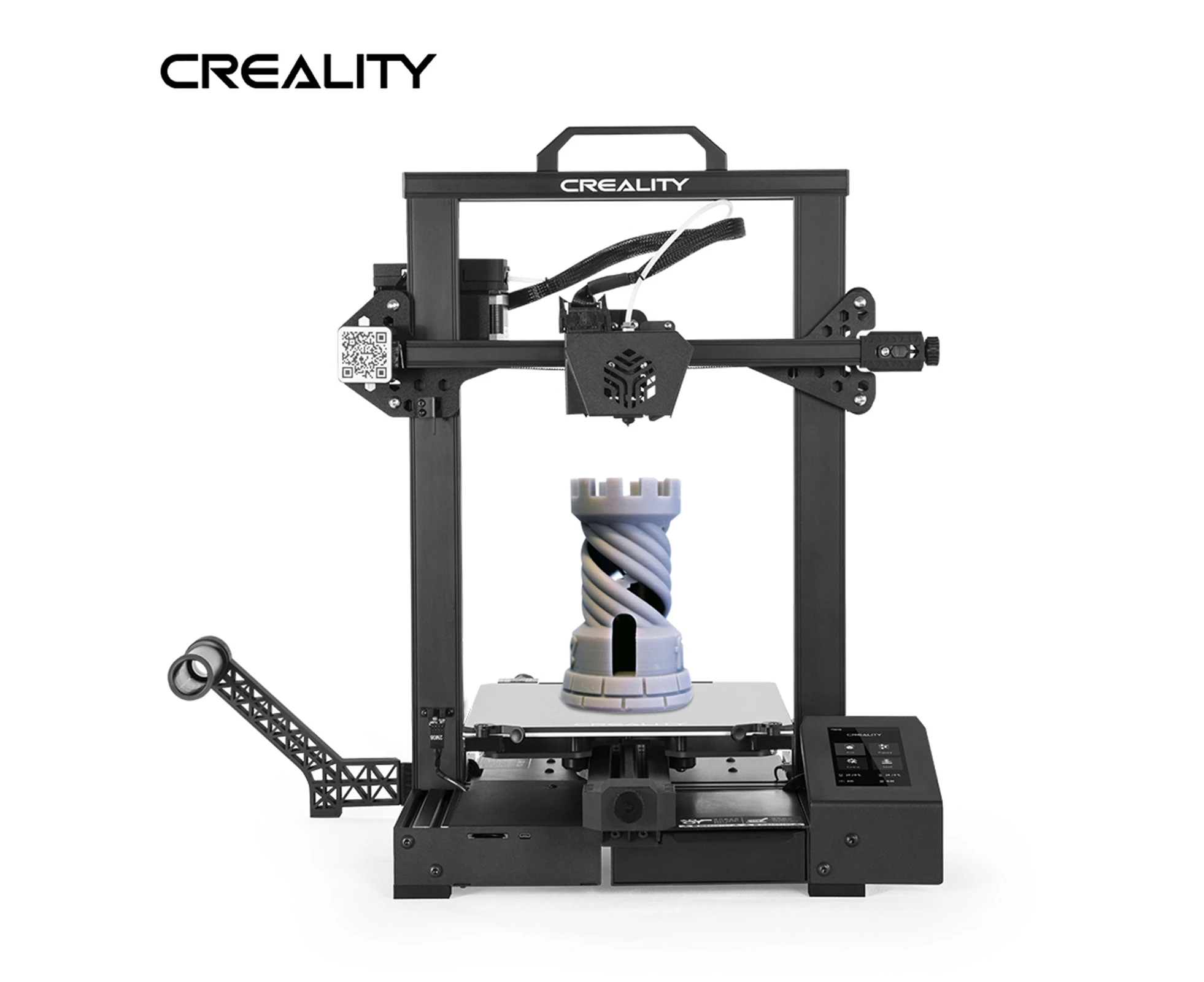 Original Creality 3D CR-6 SE Upgraded High Precision 3D Printer DIY Kit Printing Size 235*235*250mm with 4.3in HD Color Touchscreen Silent Motherboard