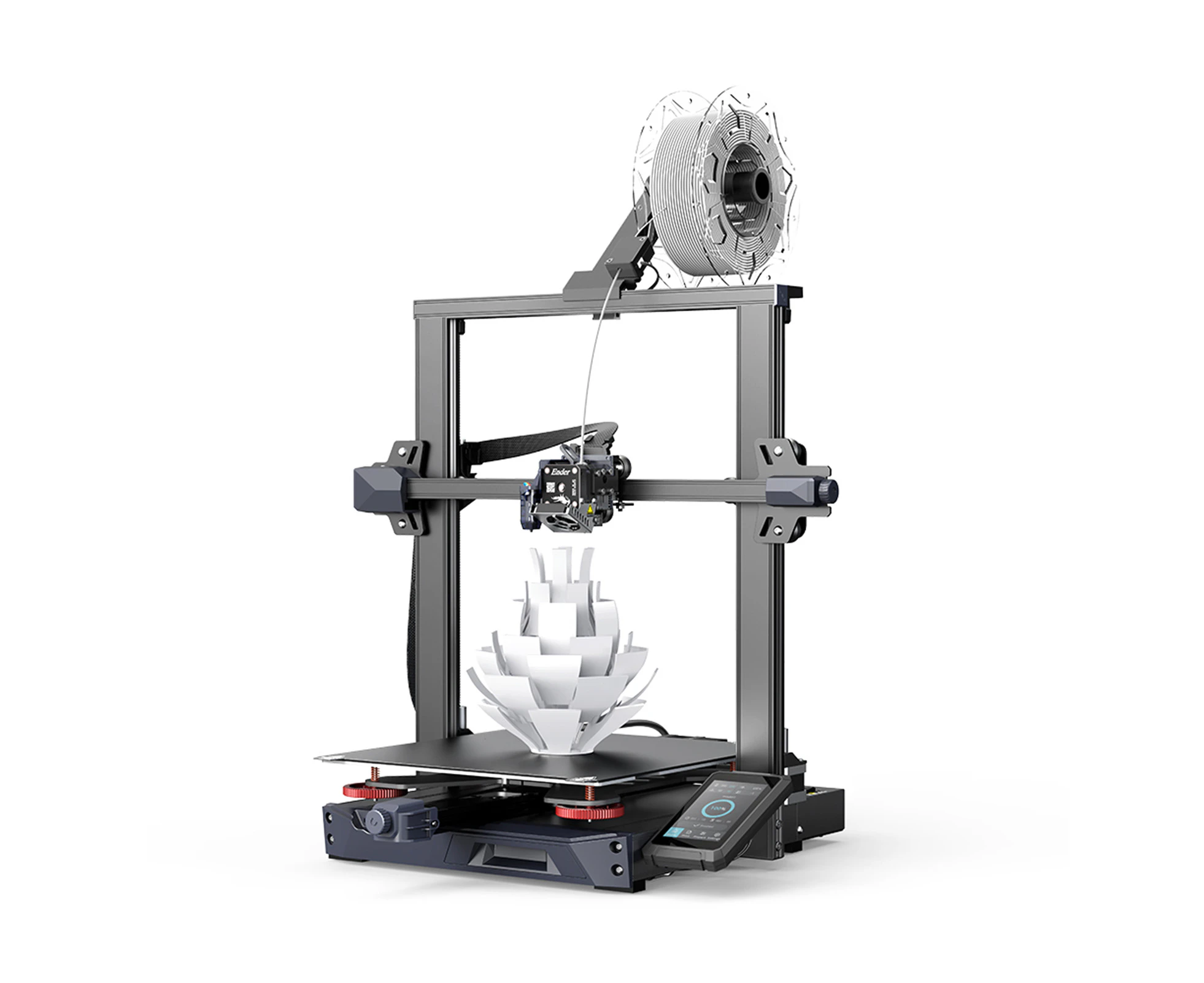 Creality 3D Ender-3 S1 Plus Desktop 3D Printer FDM 3D Printing with Sprite All Metal   Extruder 300x300x300/11.8x11.8x11.8in Build Size PC Spring