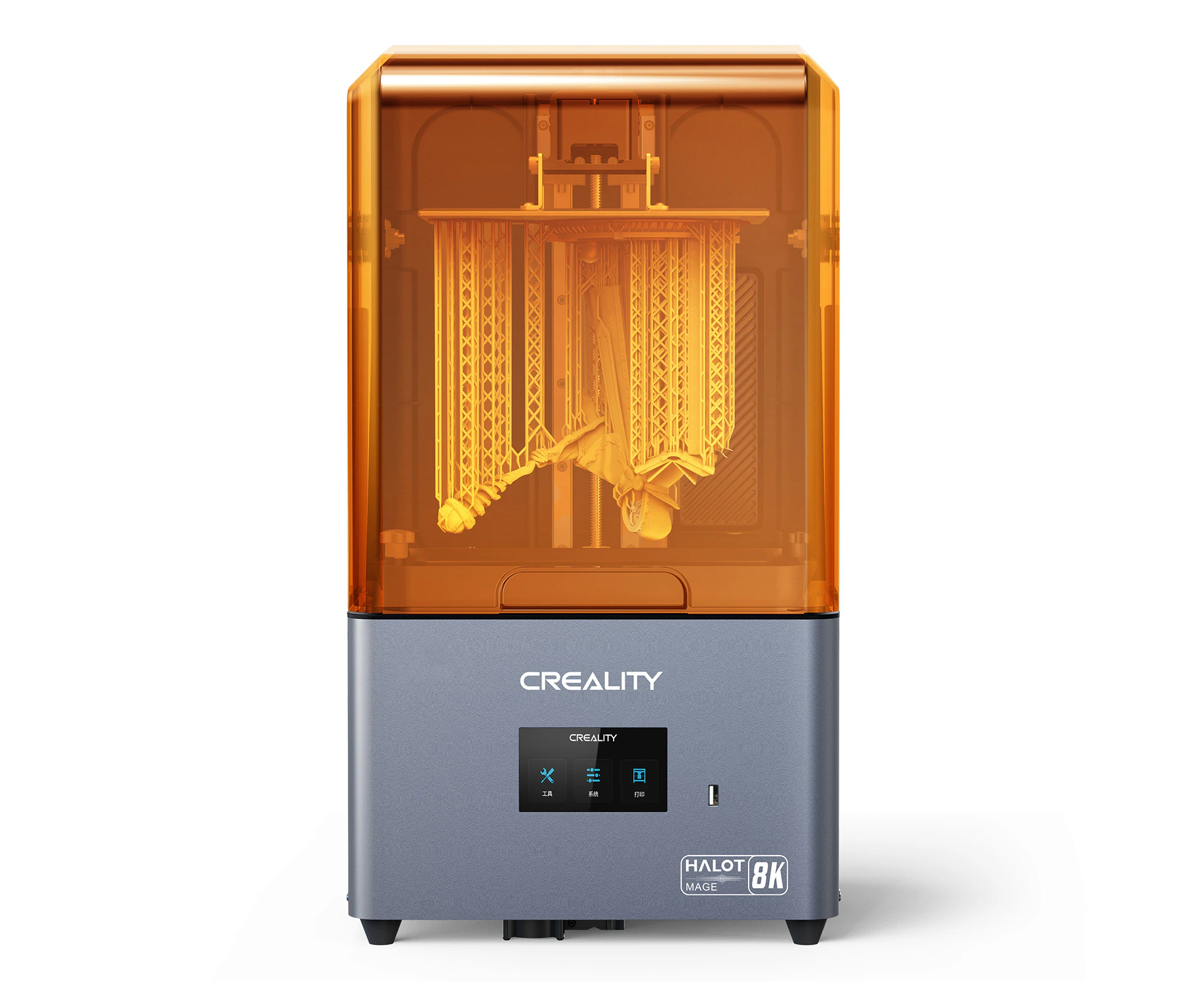 Creality HALOT-MAGE 3D Printer LCD UV Photocuring Resin Printer with 8K Resolution 10.3'' Monochrome Screen and 4.3'' Touchscreen High-Precision Integ